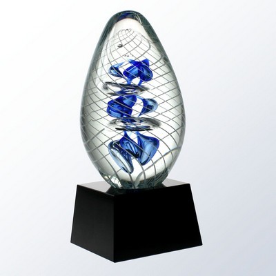 Cyclone Helix Crystal Award