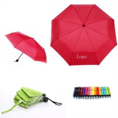 Folding Sun-Rain Umbrella- 42" Arc