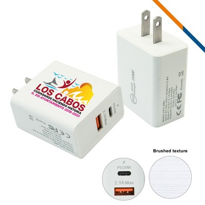 Broana Dual Port 20W Quick Charger