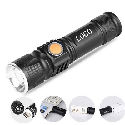 USB Rechargeable Portable Flashlight