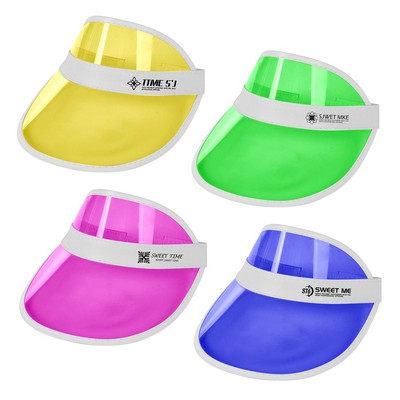 PVC Sun Visor Hats