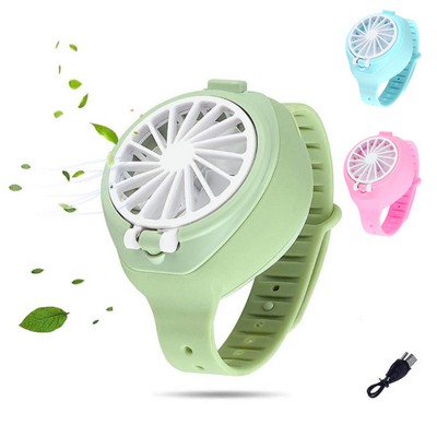 USB Adjustable Angle Creative Charging Fan Watch