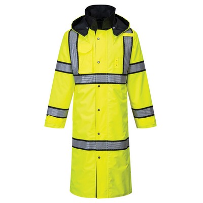 Hi-Vis Reversible Rain Coat 48"