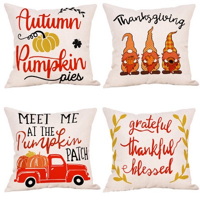 Thanksgiving Pillow Cover