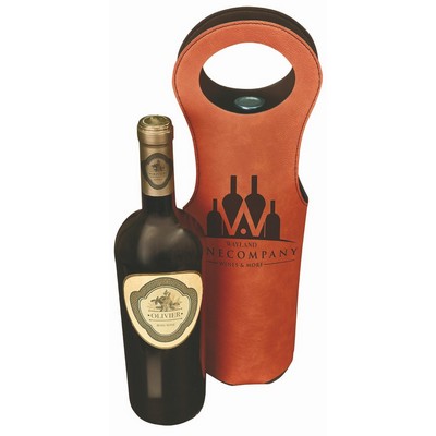 Rawhide Laserable Leatherette Wine Bag