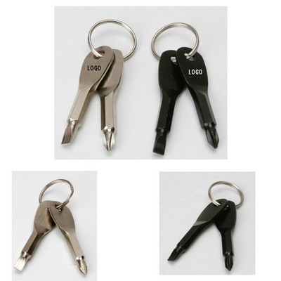 2 Piece Mini Portable Multifunction Keychain