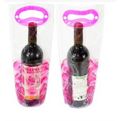 PVC Wine Ice Cooler Tote Bag