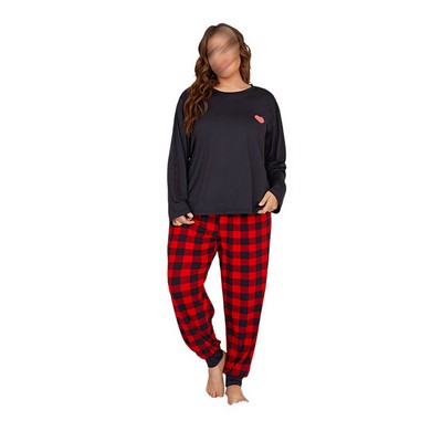 Plus-Size Women'S Pajamas Suit