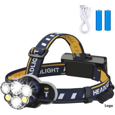 6 LED Rechargeable Headlamp Headlight