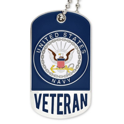 Officially Licensed U.S. Navy Veteran Dog Tag - Engravable