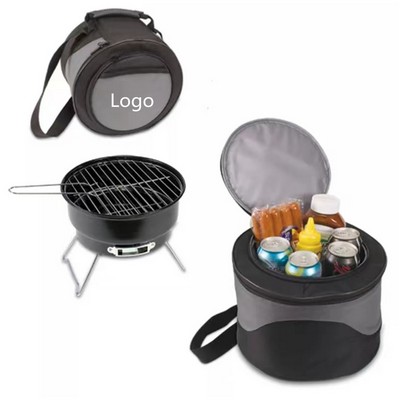 BBQ Grill With Cooler Bag