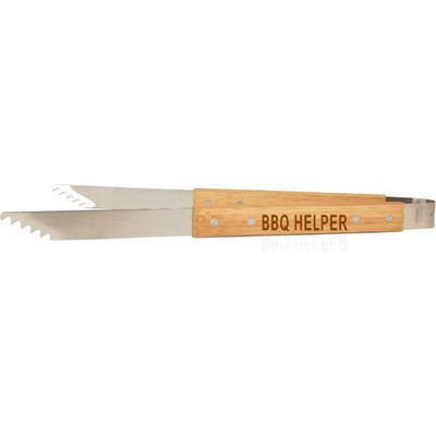 Bamboo BBQ Tongs - 14"