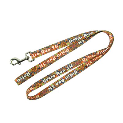 3/4" X 60" Dye Sublimated Full Color Pet Leash