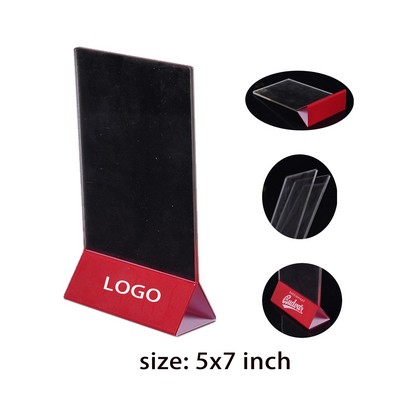 Acrylic Clear Menu Display Holder