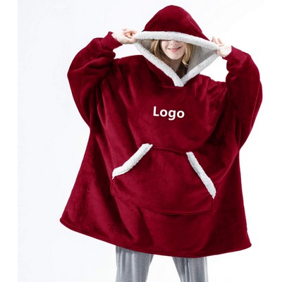 Oversized Wearable Blanket Hoodie for Women Men