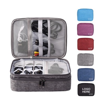 Electronics Organizer Portable Storage Case for Cable