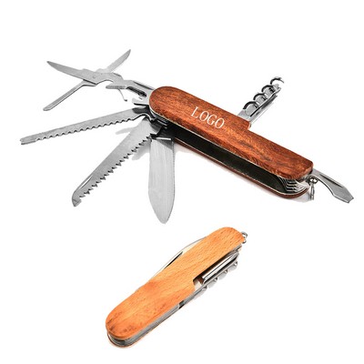 Wooden Pocket Knife/Multi-Tool