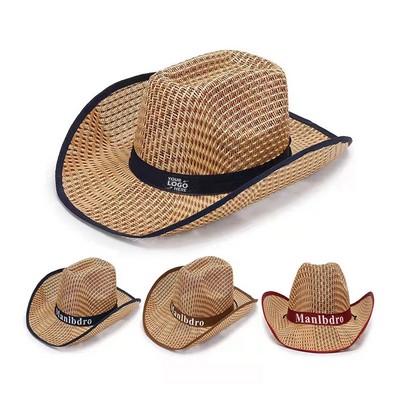 Custom Cowboy Straw Hat