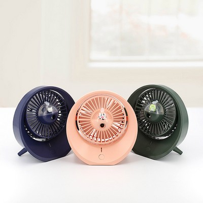 2 in 1 Rechargeable Air Humidifier Fan