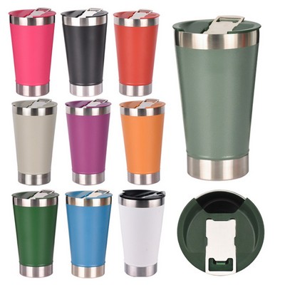 16 Oz. Stainless Steel Insulated Tumbler with Bottle Opener