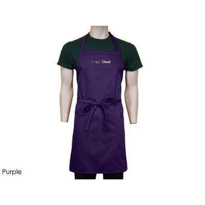 Spun-Polyester Adjustable Bib Apron (24"x33")