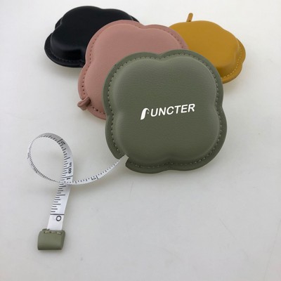 59 Inch PU Leather Flower Shaped Body Measuring Tape