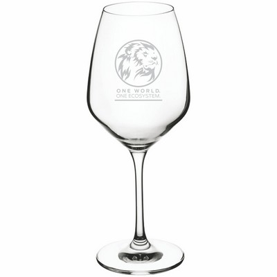 Deep Etched or Laser Engraved Acopa Radiance 19 oz. Bordeaux Wine Glass