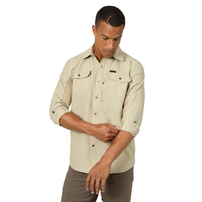 ATG™ By Wrangler® Men's Twill Beige Shirt