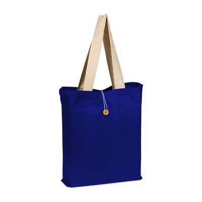 Colored Button-Up Tote