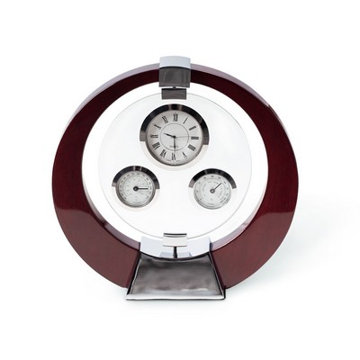 Mahogany Desk Clock