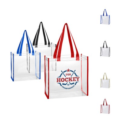 Clear Stadium PVC Tote Bag