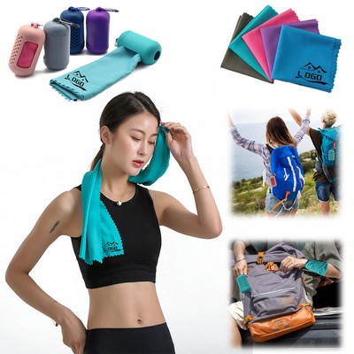 Microfibre Travel Towel W/ Case