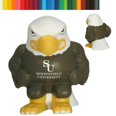 Sitting Eagle Mascot Stress Ball