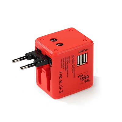 Universal Travel Adapter with USB Ports