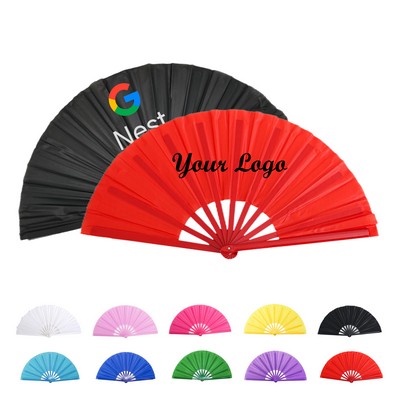 Large Hand Folding Fan 13"