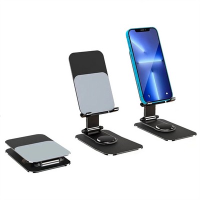 Adjustable Foldable Metal Phone Stand: Desk Tablet Holder