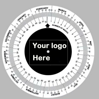 Scheduling Wheel Chart Calendar In PVC Material