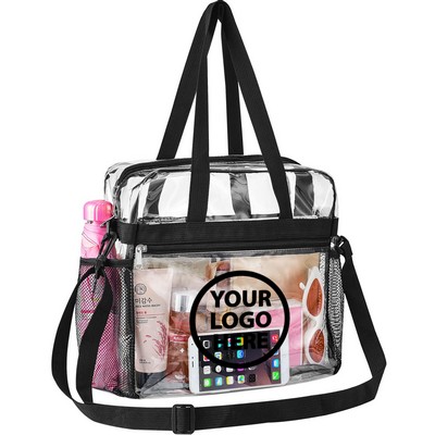 Clear Tote Bag with Removable Strap