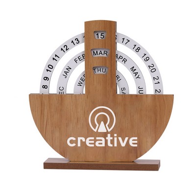 Wooden Desk Calendar