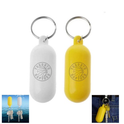 Capsule Shaped Floating Keychain