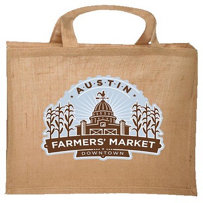 Mercado Jute Tote Bag