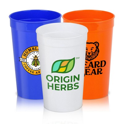 16 Oz. Smooth Plastic Stadium Cup