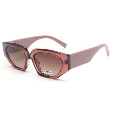 Classic Retro Sunglasses w/1 Color Temple Imprint