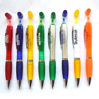 Highlighter Ballpoint Combo Pen