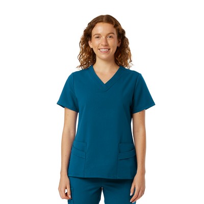 Womens WYND Multi-Pocket Scrub Top