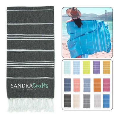 Turkish Tassel Beach Towel