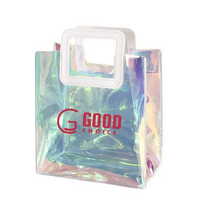 Holographic Clear Tote Bag