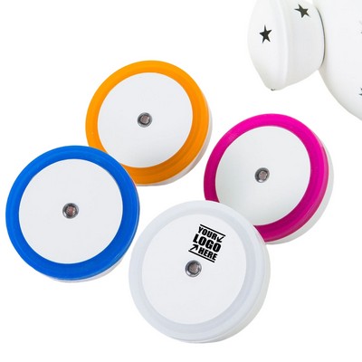 Body Sensor Round Plug-In Night Light