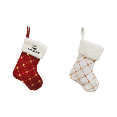 Mini Sequin Christmas Tree Decorative Stocking Socks