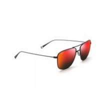 Maui Jim® USA, Inc. Mikioi Sunglasses-Black/Hawaii Lava™ Red